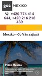 Mobile Screenshot of mexiko-dovolena-go2.cz